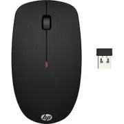 HP X200 Mouse - Radio Frequency - USB Type A - Optical - Black - Wireless