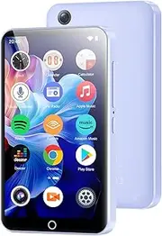 80GB MP3 Players with Bluetooth WiFi, 4.02" IPS HD Touch Screen MP3 Player with Camera, Android MP4 Player with Spotify, Audible, Deezer, Digital Audio Music Players with Speaker, FM Radio