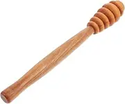WEKADRIN 1Pc Wooden Honey Stirrer Stick Dipper for Honey Jars Comfortable Grip Smooth Finish for Baskets and Kitchen Use Honey Mixing Rod