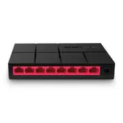 [MS108G] 8 Port 10/100/1000 Mbps Desktop Switch Cool Ultra-Compact Design