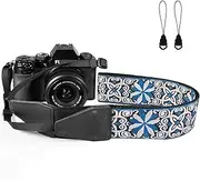 BestSounds Camera Strap, Jacquard Weave 2" Shoulder Neck Straps for All DSLR Cameras Men Women Photographers
