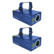 Pair of 2x Blizzard Pocket Cosmos DMX Fat Beam Laser (Green)