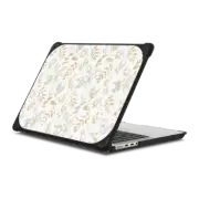 MacBook Pro 14-inch (M1 - M4) Bounce Case Elegant white gold glitter abstract watercolor floral