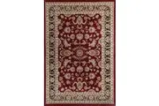 Ash Red Black Rug