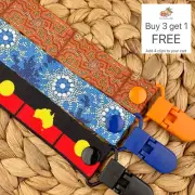 Dummy Clip - Pacifier Chain - Binky Band - Soother Holder - Dummie - Aboriginal