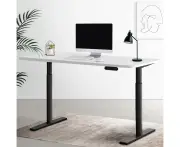 Artiss Standing Desk Motorised Electric Dual Motor White 120CM