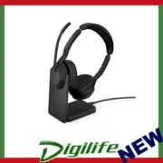 Jabra Evolve2 55 MS Team Stereo Bluetooth ANC Headset (USB + Charging Stand)