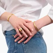 Thomas Sabo Gold Plated Sterling Silver Bold Heart Ring