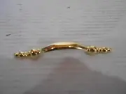 *POLISH BRASS 3" HANDLE CUPBOARD DRAWER PULL FREE SHIP