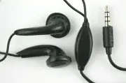 ✅ Alcatel Universal Handsfree Headset w/ Mic (CCB3000A12C2) - Black, New
