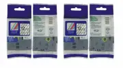 Label Tape TZe-131/TZ131 Black on Clear 12mmx8m for P-Touch 2 Pack Q081C