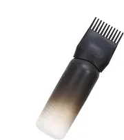 Oil Comb Brush - 6 Ounce Hair Oil Applicator | Scalp Comb With Graduated Scale | Hair Color Applicator Bottles Shampoo Bottle | Hair Oil Applicator Bottle | Reusable Root Comb Container For Salons