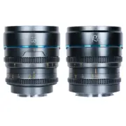DISPLAY ! SIRUI SET 16 & 75mm T1.2 Cine S35 NIGHT WALKER in CASE, Grey, Sony E
