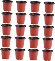 TINEASUR 120pcs Seedling Pot Succulent Planting Container Plant Pots Pot with Drainage Small Nursery Pots Planter Flower Pots Outdoor Seedling Starter Pots Plant Nursery Pots Outdoor Pots