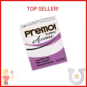 Polyform Premo! Sculpey Polymer Clay 2 Oz: Glitter Frost White