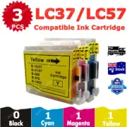 3x Compatible Ink Cartridge LC37 Colour For Brother DCP 135C MFC 260C 235C