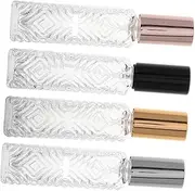 Essential Oil Bottles Set 4 Pcs 12ml Mist Spray Bottles for Aromatherapy Perfume Atomizer Refillable Travel Containers