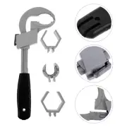 Water Pipe Spanner Bath Adjustable Basin Tap Wrenches Plumbing Strainer Basket