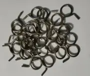 Stainless Steel Car Single Wire Fuel Line Hose Tube Spring Clamp Clips 5/8" 3/4"