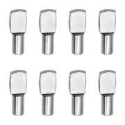 100 Pcs Shelf Pins Pegs,5mm Spoon Shape Nickel Plated Shelf Support Pegs,Book