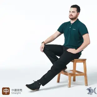 【NST JEANS】黑鳶 夏薄款滑爽柔軟優質純棉 斜插口袋微彈休閒男褲-中腰直筒(390-5756)