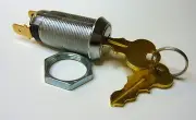 Momentary Switch Lock, Keyed Alike, Key Removable in OFF Position, with 2 Keys