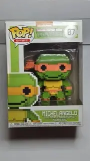 Michelangelo 8-Bit funko Pop!, Teenage Mutan Ninja Turtles, TMNT, Pop! 8-Bit,#07
