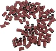 FOMIYES 100 Pcs 80 Nail Sanding Bands Set Grit Manicure Tools for Natural Nails Polishing Shaping Easy Replacement for Efficient Manicures Pedicures