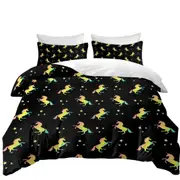Three Stars Unicorn Pattern Quilt Cover