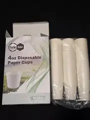Turbo Bee 300Pack 8oz Paper Cups,Disposable Coffee Cup， White Paper Water Cup...