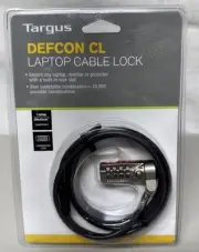 Targus Defcon CL Laptop Notebook Cable Security Combination Lock PA410U U15