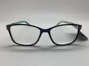 D711 FOSTER GRANT 5TH & MADISON Reading Readers glasses 1.25 MARIBEL BLU BLUE