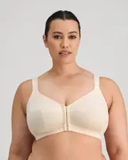 Ultimate Comfort Front Closure Wire Free Front Opening Bra