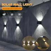 Solar Wall Light Outdoor Waterproof Glow Light with Intelligent Light Sensor
