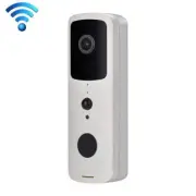Wireless Smart Doorbell With Two-Way Intercom & Night Vision - Battery Powered -