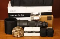 在飛比找露天拍賣優惠-【售】: SIGMA 500mm F4 DG OS HSM 