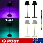 Touch Control RGB LED Bedside Table Lamp Night Light Dimmable USB Rechargeable