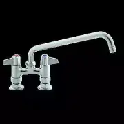 T&S Brass 5F-4DLS10 Equip 4" Deck Mount Workboard Mixing Faucet