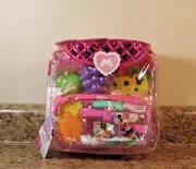 Disney Junior Minnie Mouse 18 Piece Backpack Picnic Set Pretend Food NEW