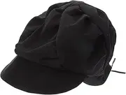 [TOVINANNA] Stylish Octagonal Hat for Women Soft Beret Cap for Outdoor Fashion Comfortable and Warm Accessory for Wear