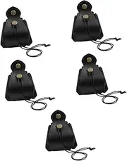 ERINGOGO 5pcs Dice Storage Bag Billiards Display Trading Card Storage Pouch Storage Bag for Coins Dice Tray Bag Cloth Dice Bag Pocket Game Cool Produce Storage Bags Leather
