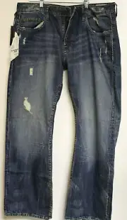 Buffalo David Bitton Mens Deshawn Straight Leg Jeans Size 40W 32L