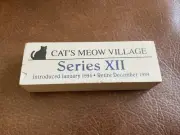 Cat’s Meow Village~Retirement Commemorative Block~Series XII Series