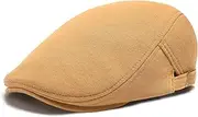 [BOTVELA] Men Newsboy Cap Cotton Flat Cap Ivy Gatsby Driving Hat