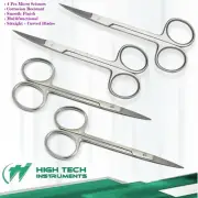 US Salon Eyebrow , Nose Hair Cutting Thinning Shaping Scissors Kit Set Tools