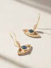 [Melissa Joy Manning] Melissa Joy Manning - 14-karat Gold, Topaz And Diamond Earrings - One size One size Gold