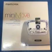 Memorex Mi3xSIL MiniMove Portable iPod Boombox New In Box