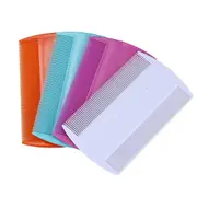 4pcs Flea Lice Combs, Double sided Pet Flea Combs, Dog Pet Grooming Fine Tooth Hair Combs