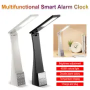 Desk Lamp LED Light Table with Speaker Alarm Clock Bed Reading Office Study USB