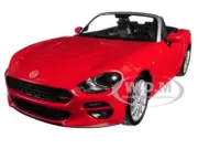 FIAT 124 SPIDER COUPE RED 1/24 DIECAST MODEL CAR BY BBURAGO 21083